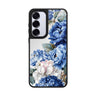 Blue Elegance Samsung Galaxy mirror case front view