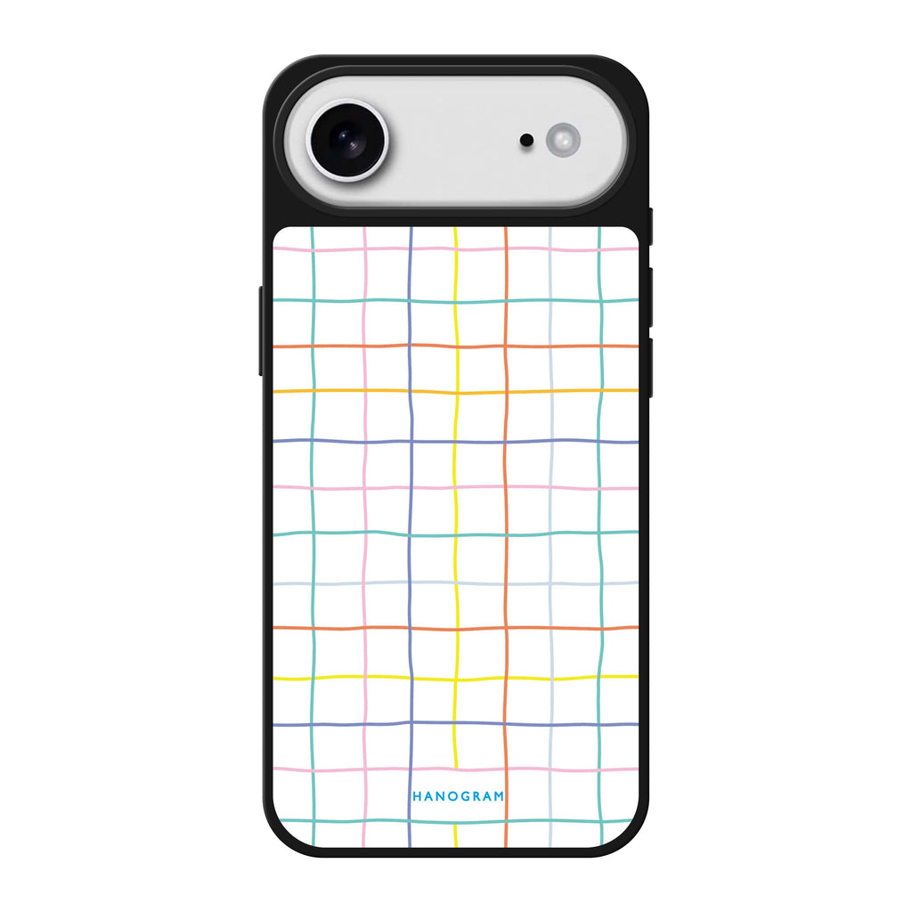 Colourful Checked Pattern 鏡面手機殼