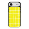 Yellow Checked Pattern 鏡面手機殼