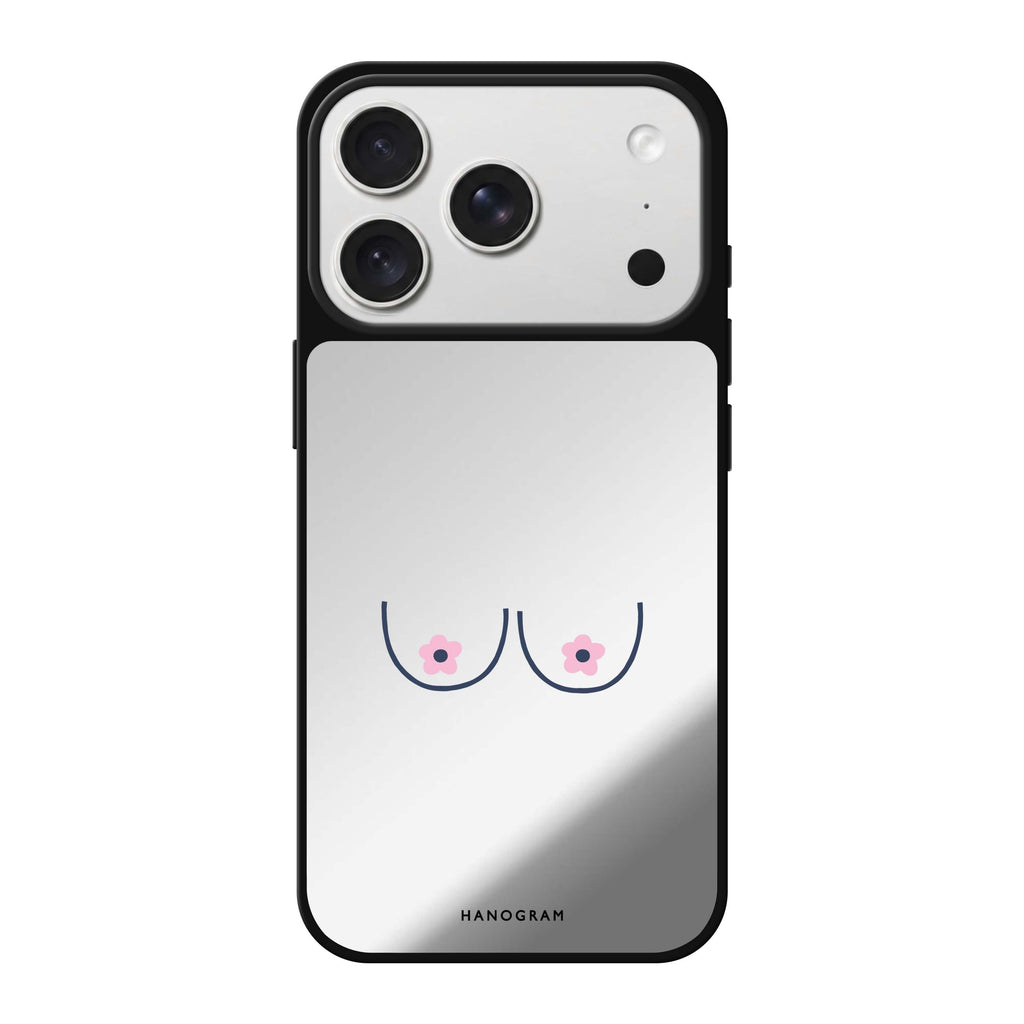 Floral Breast spring flower floral iPhone 18 Pro Max mirror case