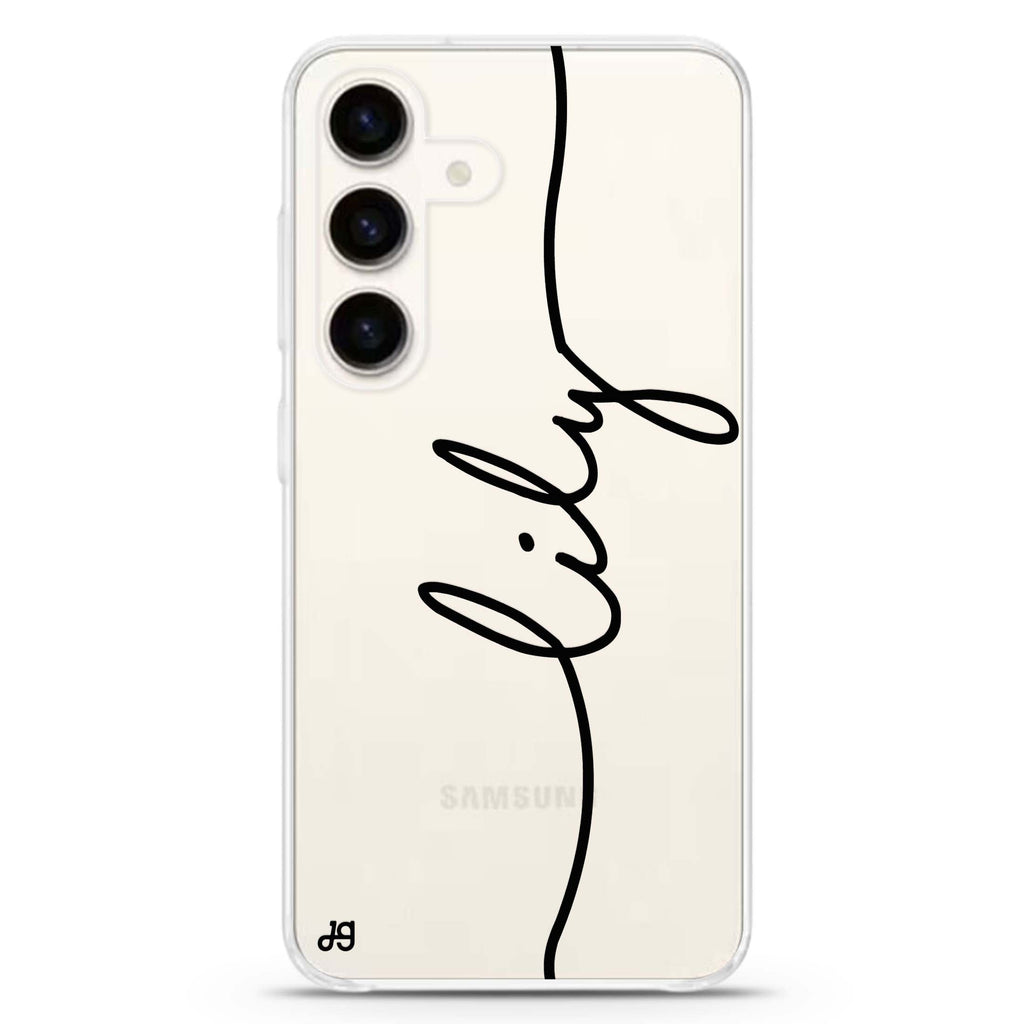 Vertical Handwritten II Samsung Galaxy Ultra Clear Case