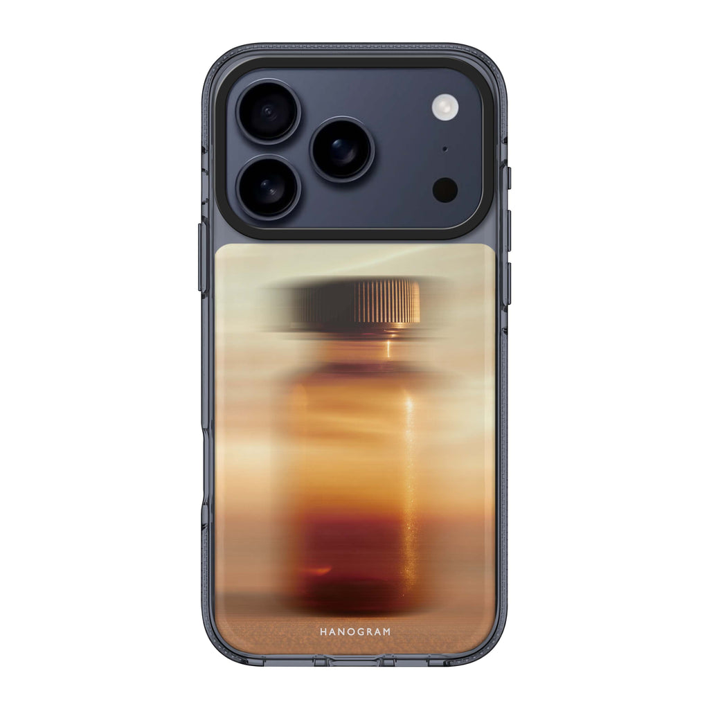 Golden Blur gold abstract iPhone 17 Pro Max ultra clear case