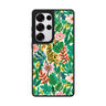 Tiger & Floral Samsung Galaxy S25 S24 S23 Ultra mirror case, front view