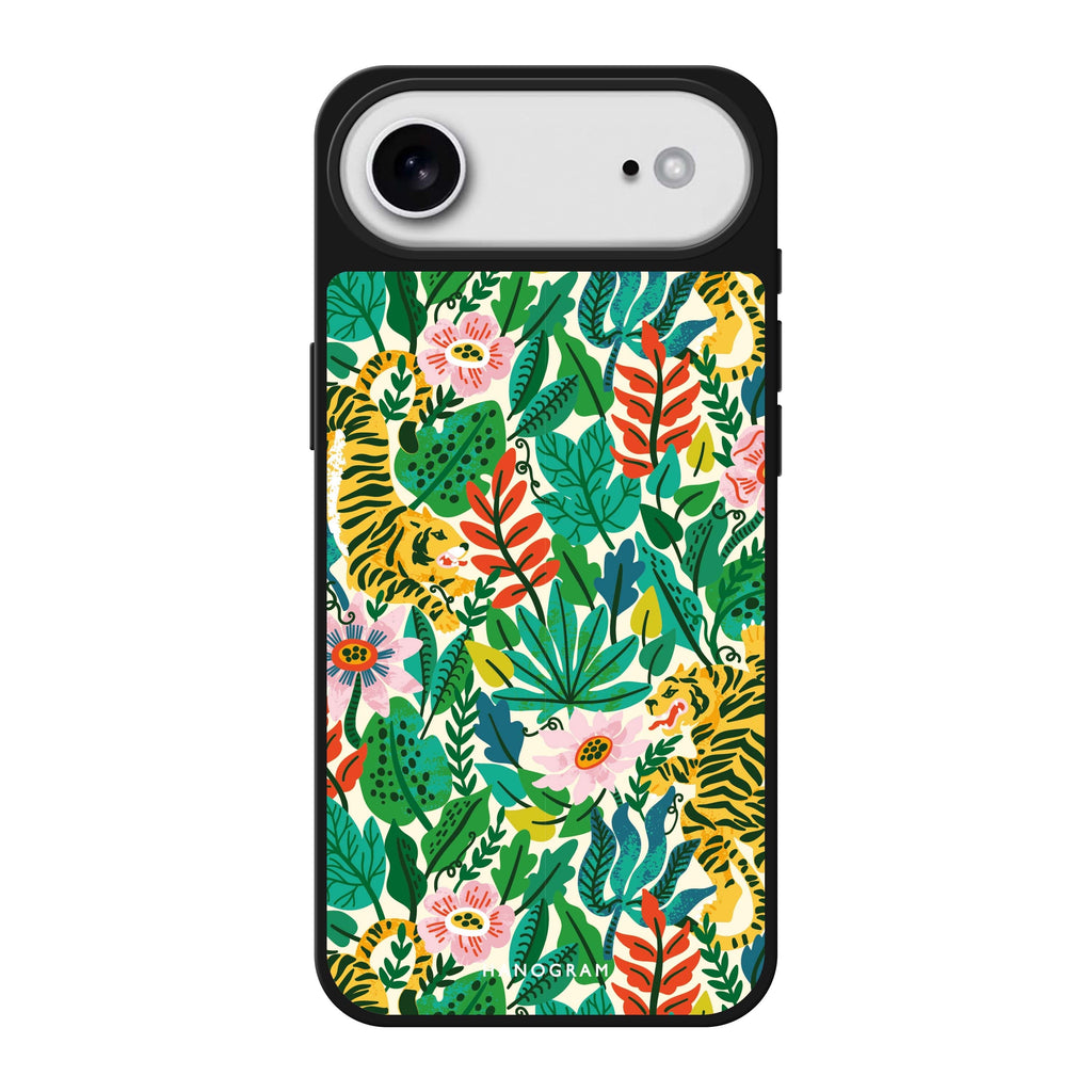 Tiger & Floral 鏡面手機殼