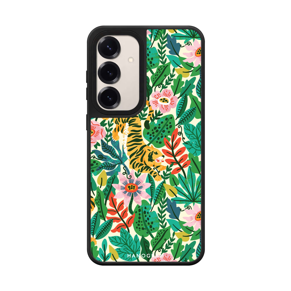 Tiger & Floral Mirror Case