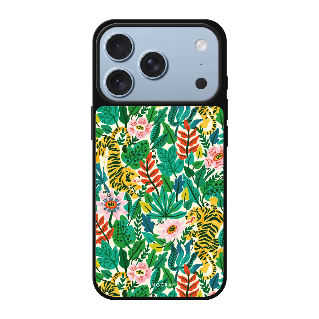 Tiger & Floral #1 spring flower tiger animal iPhone 18 Pro Max mirror case