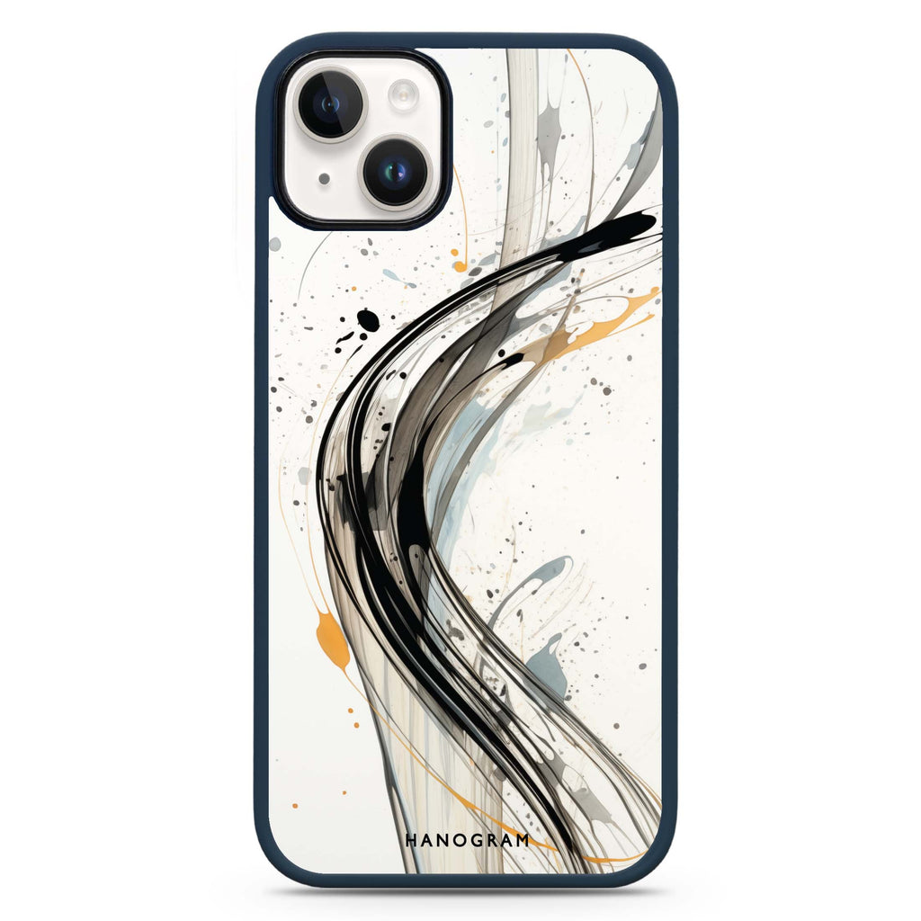 Streak Elegance iPhone 15 Impact Guard Bumper Case