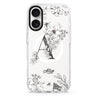 Vintage Floral Monogram MagSafe Compatible Ultra Clear Case