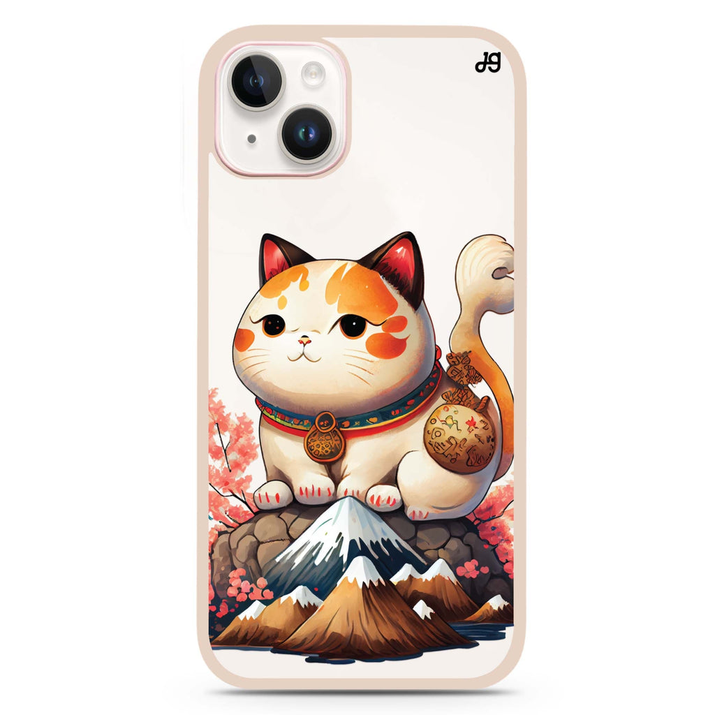 Kawaii Cat iPhone 15 Impact Guard Bumper Case