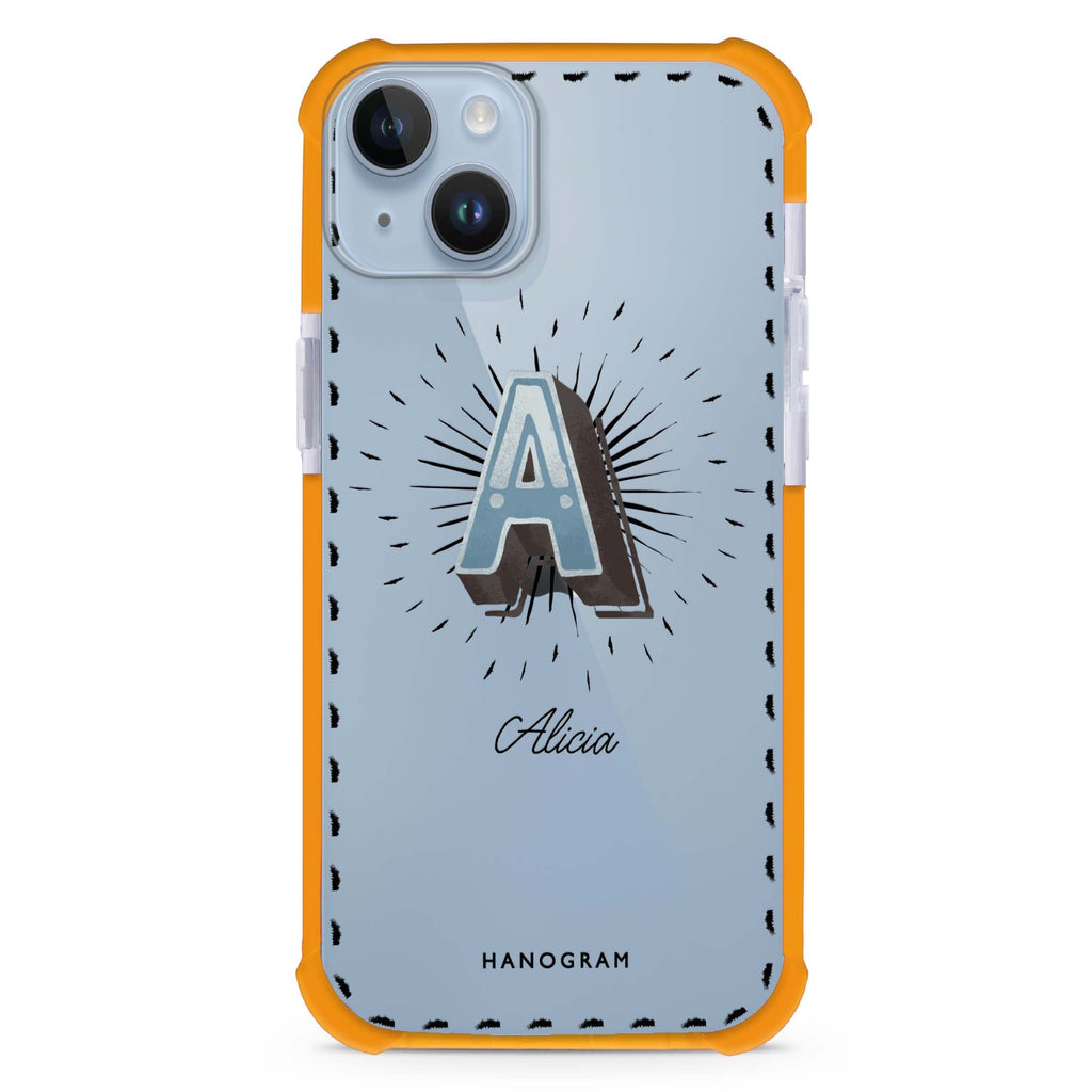 Artistic Monogram III iPhone 15 Plus Ultra Shockproof Case