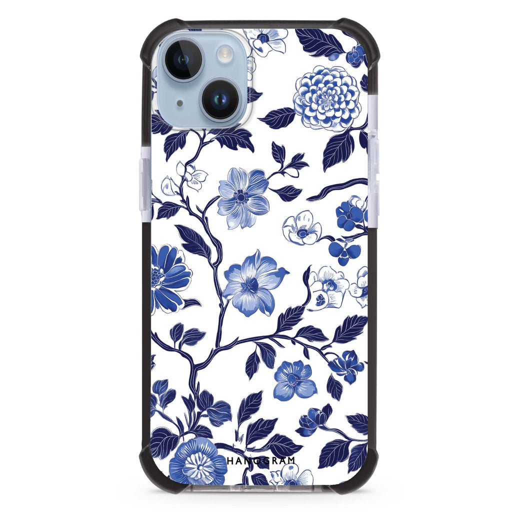Dynasty Blue iPhone 15 Plue MagSafe Compatible Ultra Shockproof Case