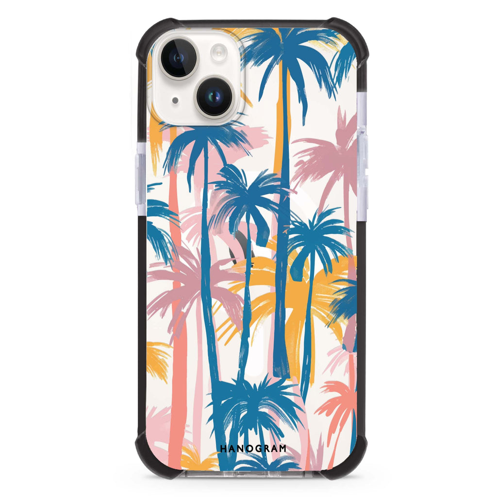 Palm Paradise iPhone 15 Plus MagSafe Compatible Ultra Shockproof Case