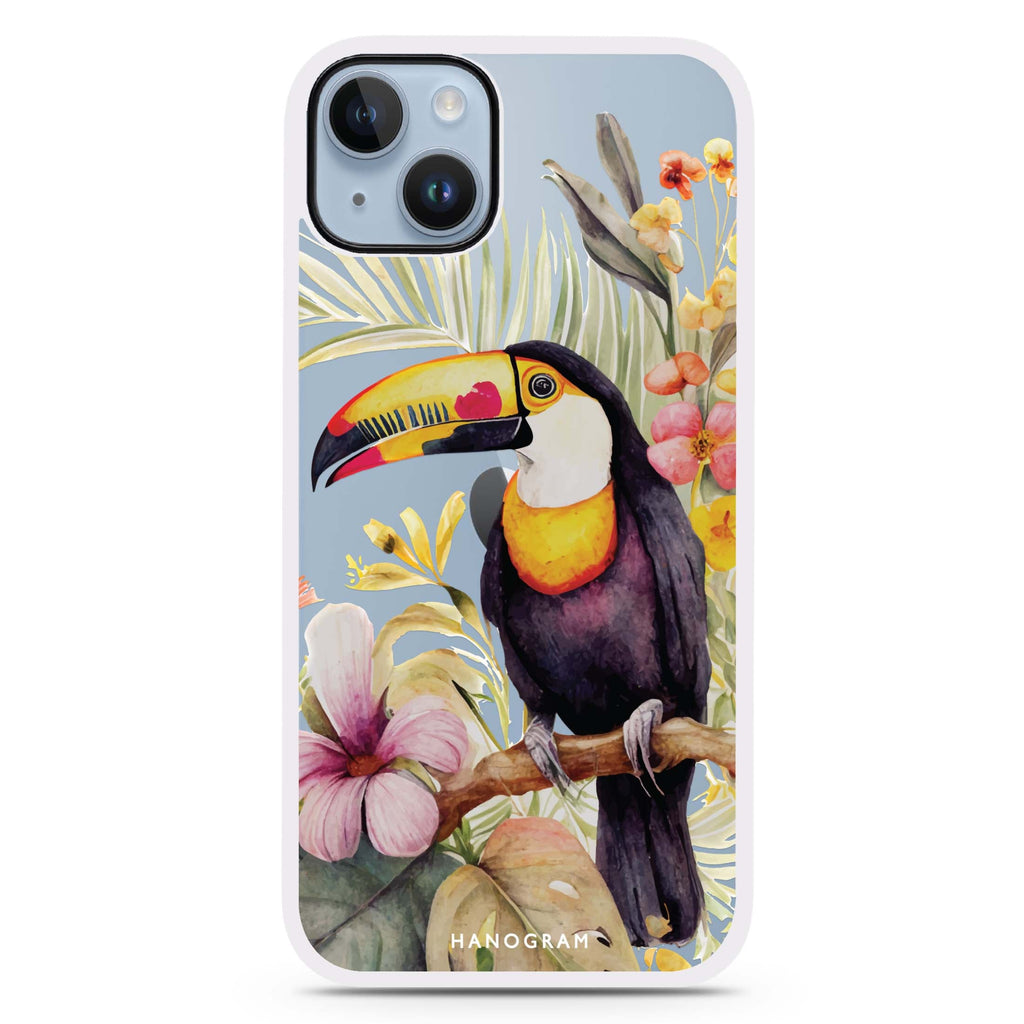 Tropical bird iPhone 15 Plus Impact Guard Bumper Case