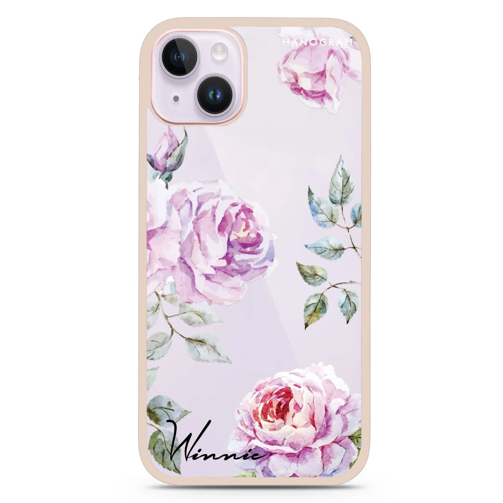 Classic Floral iPhone 15 Plus Impact Guard Bumper Case
