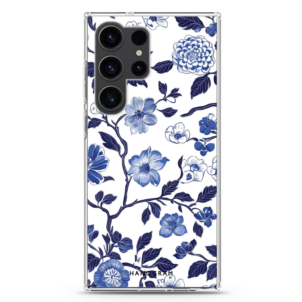 Dynasty Blue Samsung Galaxy S26/S25/S24/S23/S22 Ultra ultra clear case, transparent design, main view