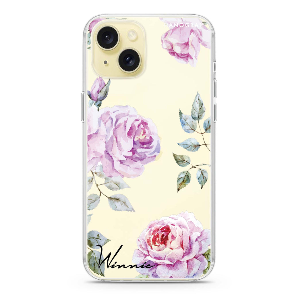 Classic Floral iPhone Ultra Clear Case