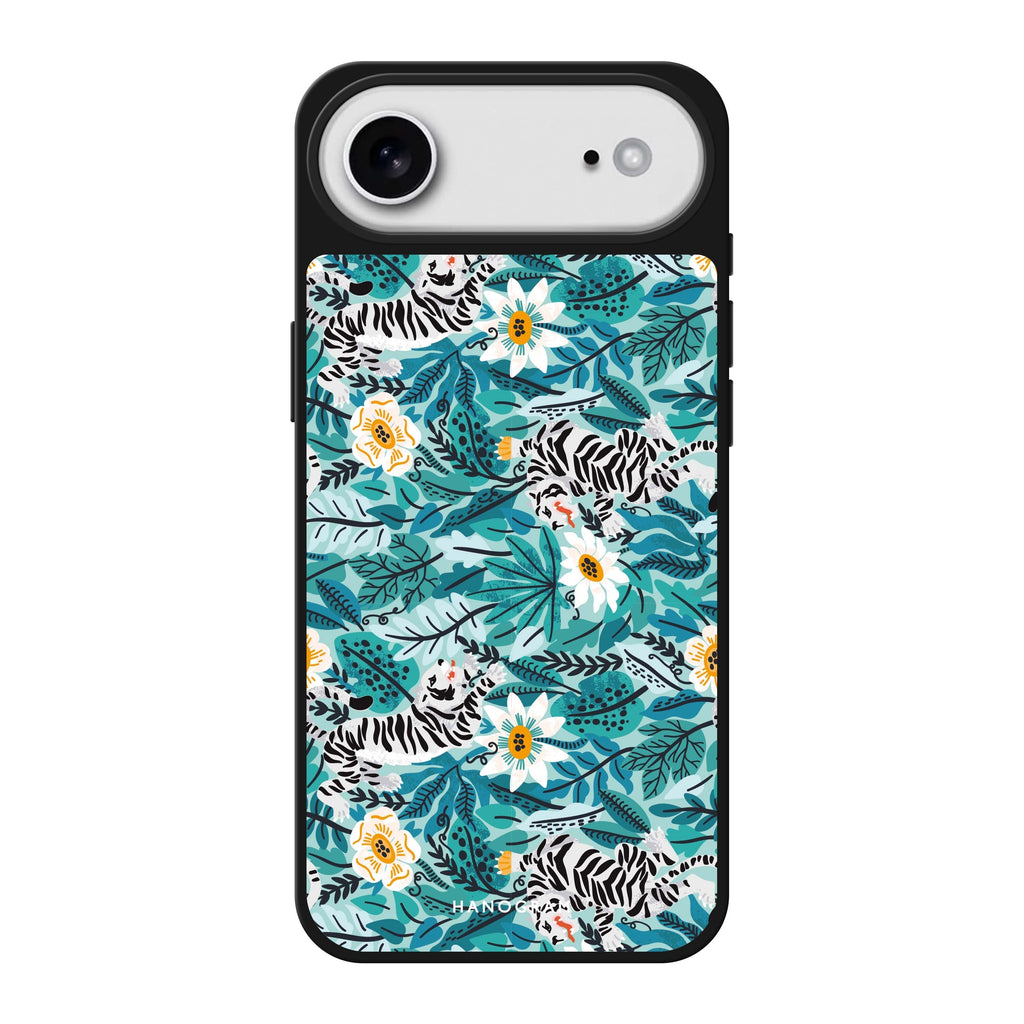 Tiger & Floral 鏡面手機殼