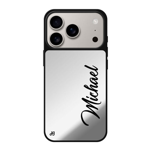 Magnificent Handwritten personalized name typography iPhone 17 Pro Max mirror case