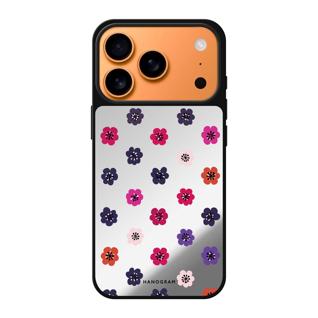 Flower Sprinkle flower floral iPhone 17 Pro Max mirror case