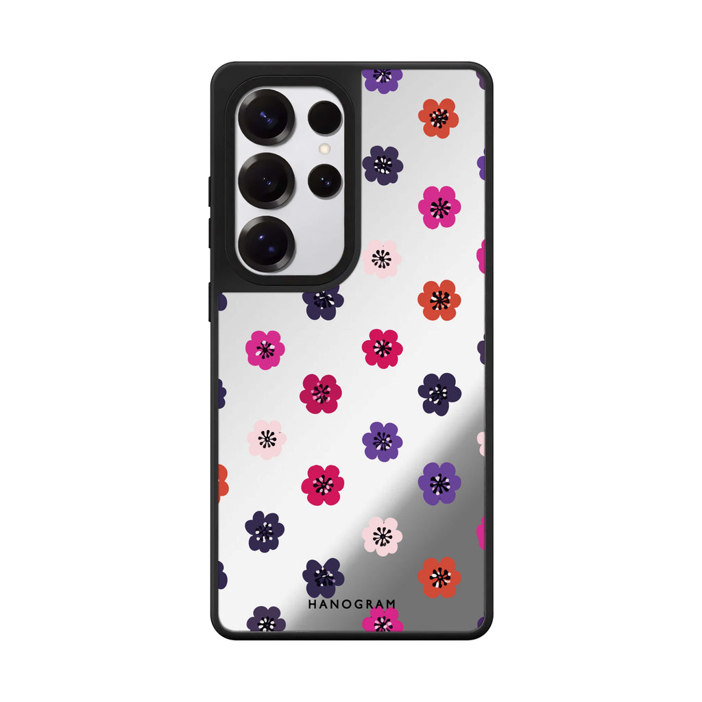 Flower Sprinkle Mirror Case