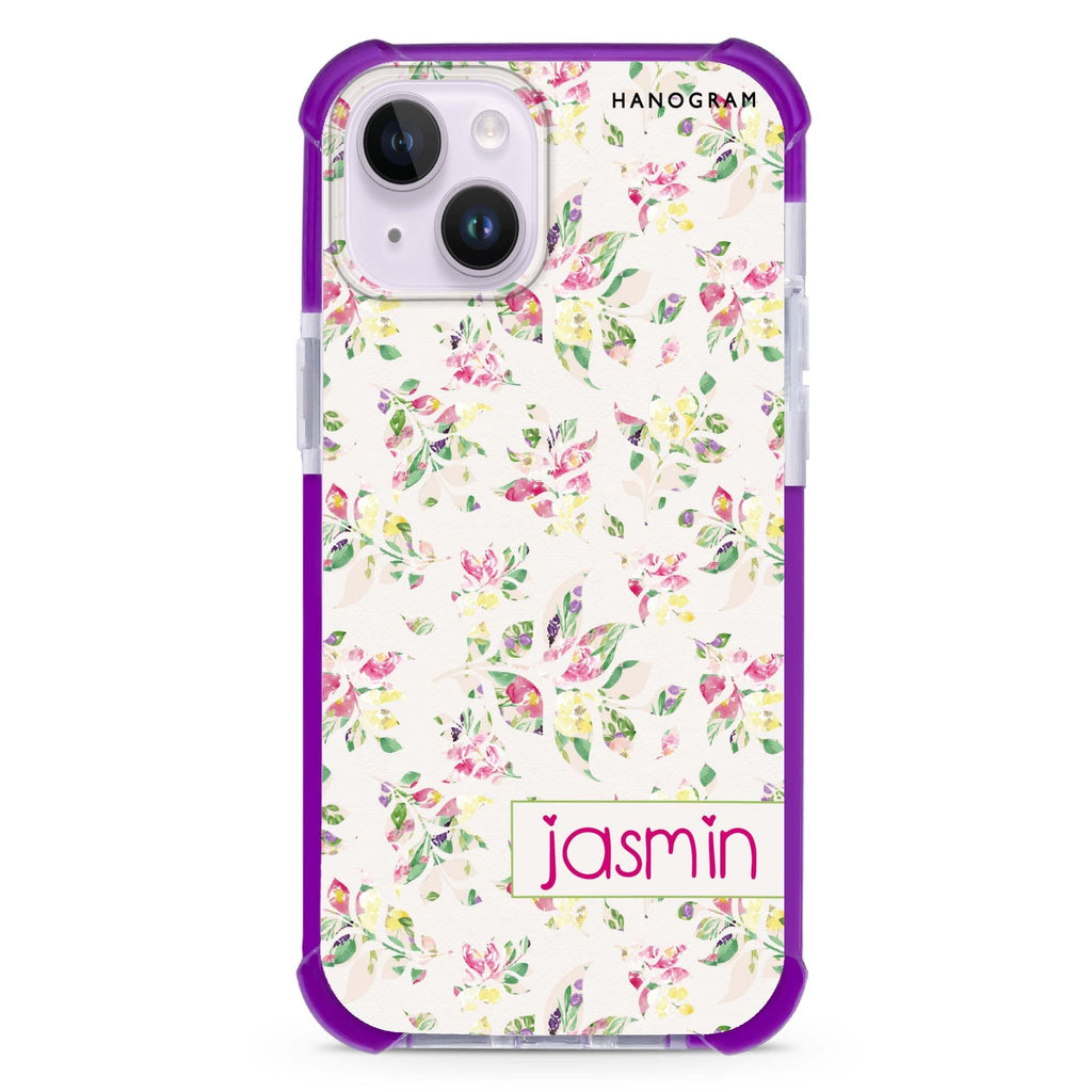Floral Rain iPhone 15 Plus Ultra Shockproof Case