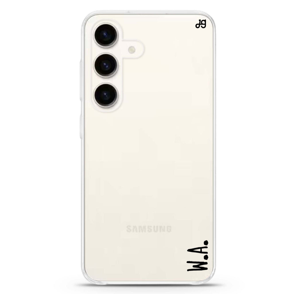 Causal Written Custom Samsung Galaxy Ultra Clear Case