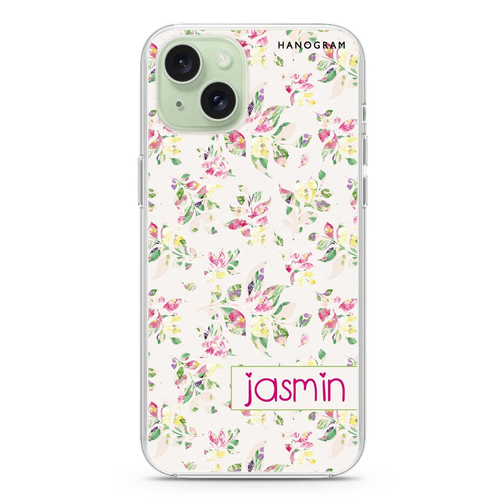 Floral Rain iPhone Ultra Clear Case