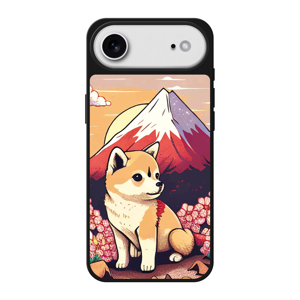 Shiba Inu & Fuji Mountain 鏡面手機殼