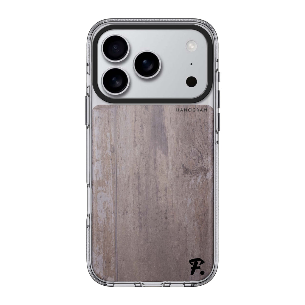 Timber personalized name nature iPhone 17 Pro Max ultra clear case