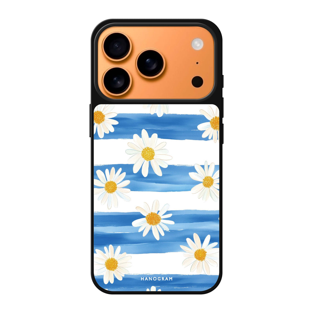 Daisy Lines flower floral iPhone 17 Pro Max mirror case