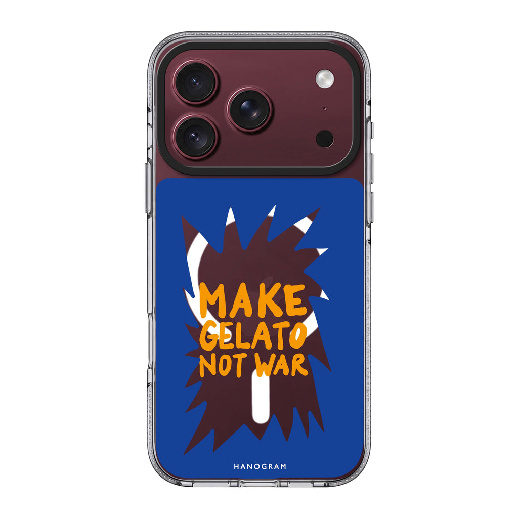 Make Gelato Not War Ultra Clear Case
