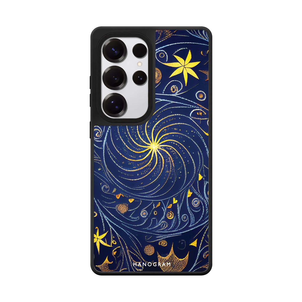 Bright Star Samsung Galaxy S25 S24 S23 Ultra mirror case, front view