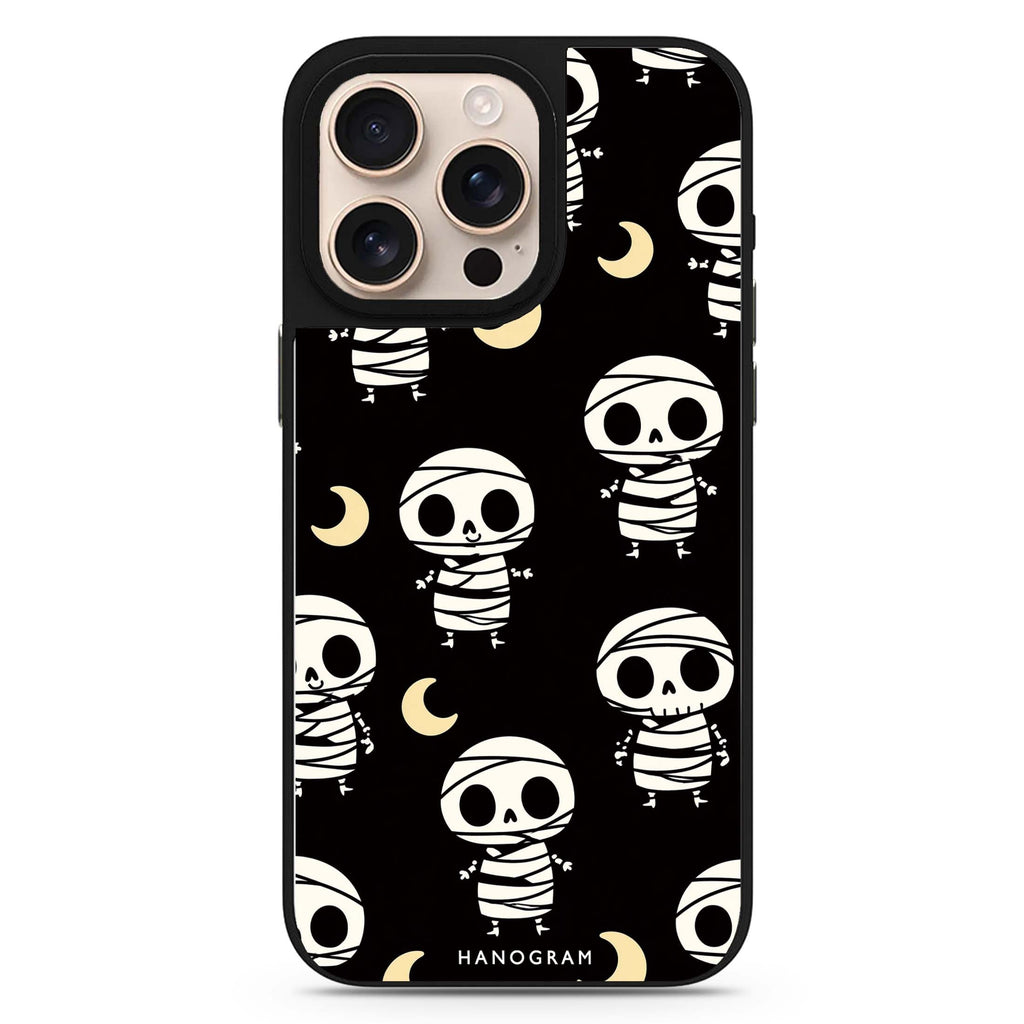 Mummy Moonwalk Noir iPhone Mirror Case – design view 1