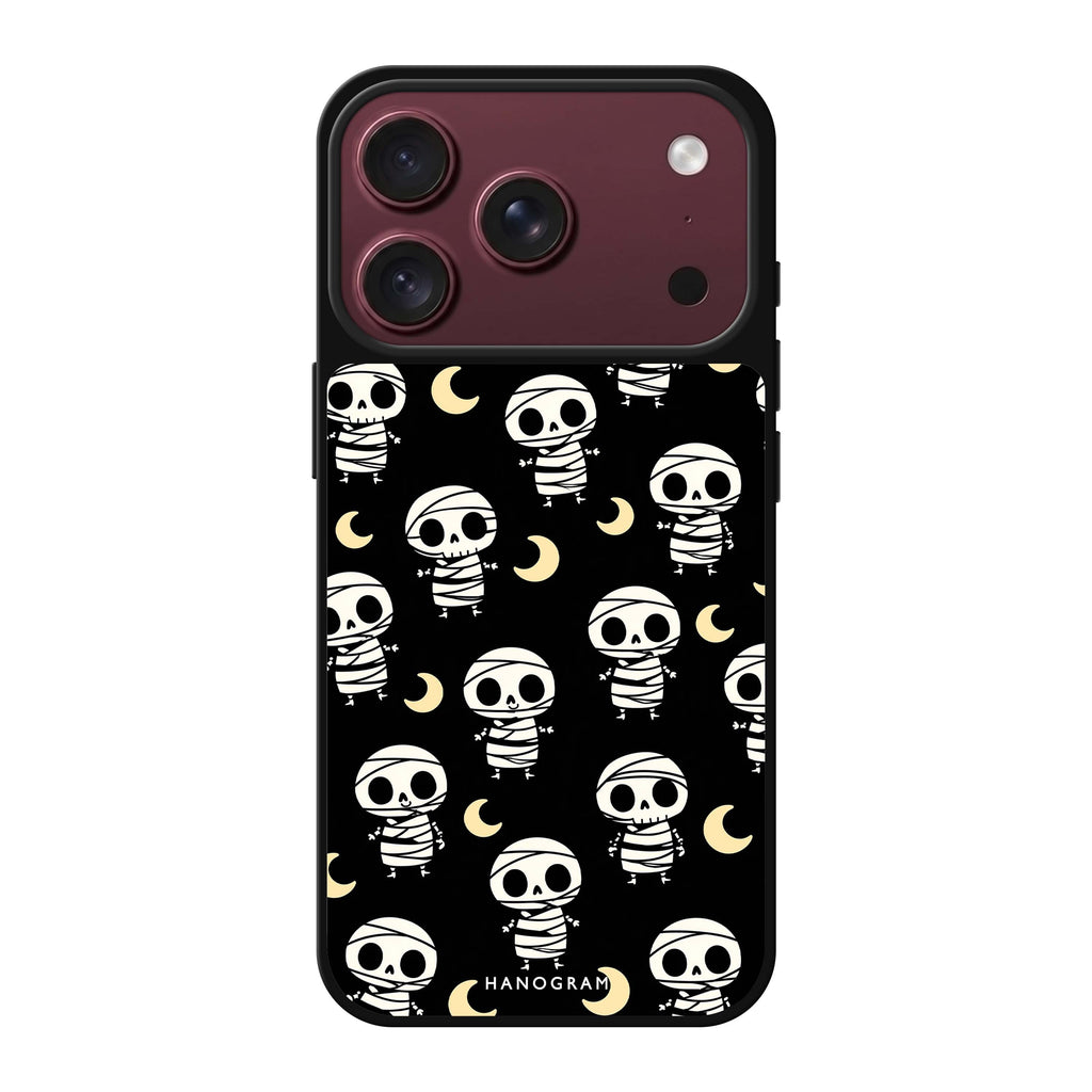 Mummy Moonwalk Noir iPhone 18 Pro Max Mirror Case - design view 1