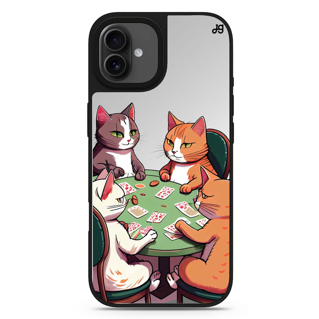 Cats & Game iPhone 17 mirror case