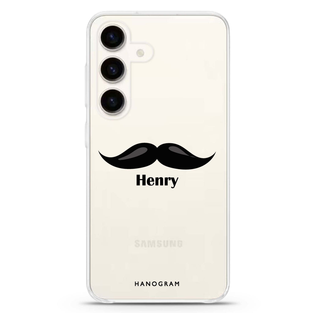 Moustache Samsung Galaxy Ultra Clear Case