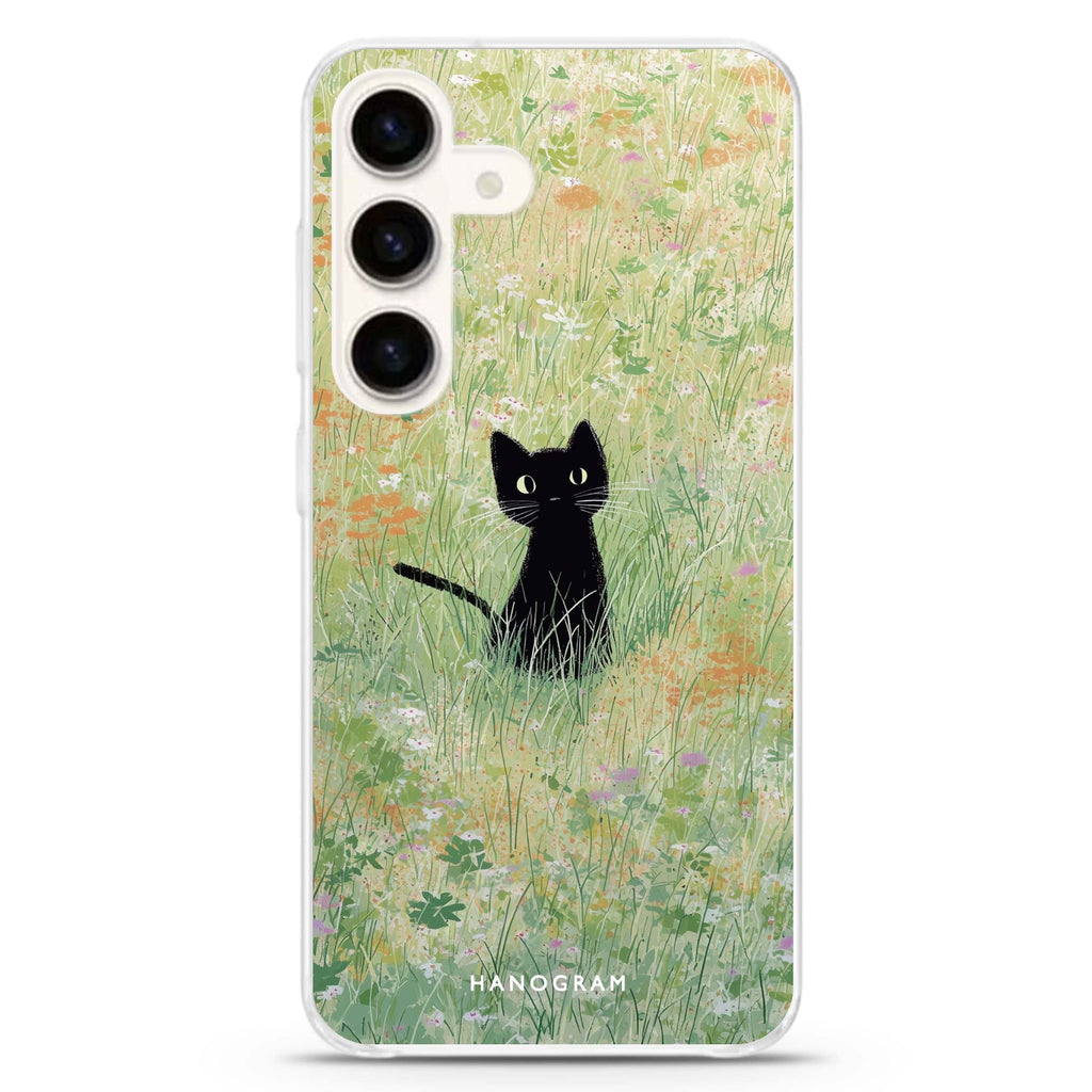 Meadow Cat Samsung Galaxy Ultra Clear Case