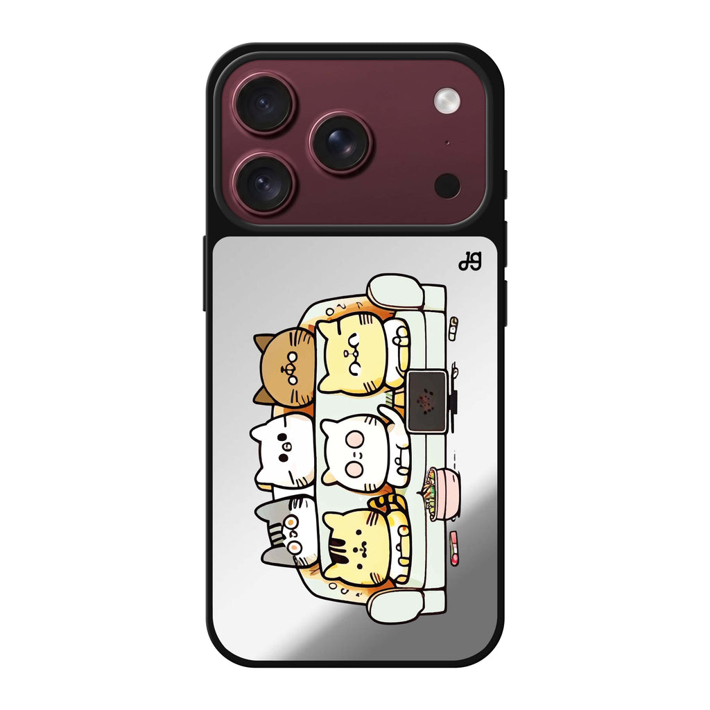 TV Cats cat animal iPhone 18 Pro Max mirror case