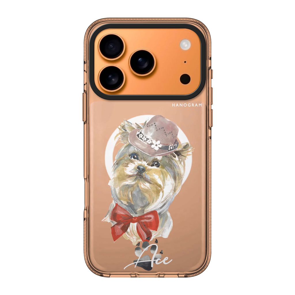 Yorkshire Terrier personalized name dog animal iPhone 17 Pro Max ultra clear case