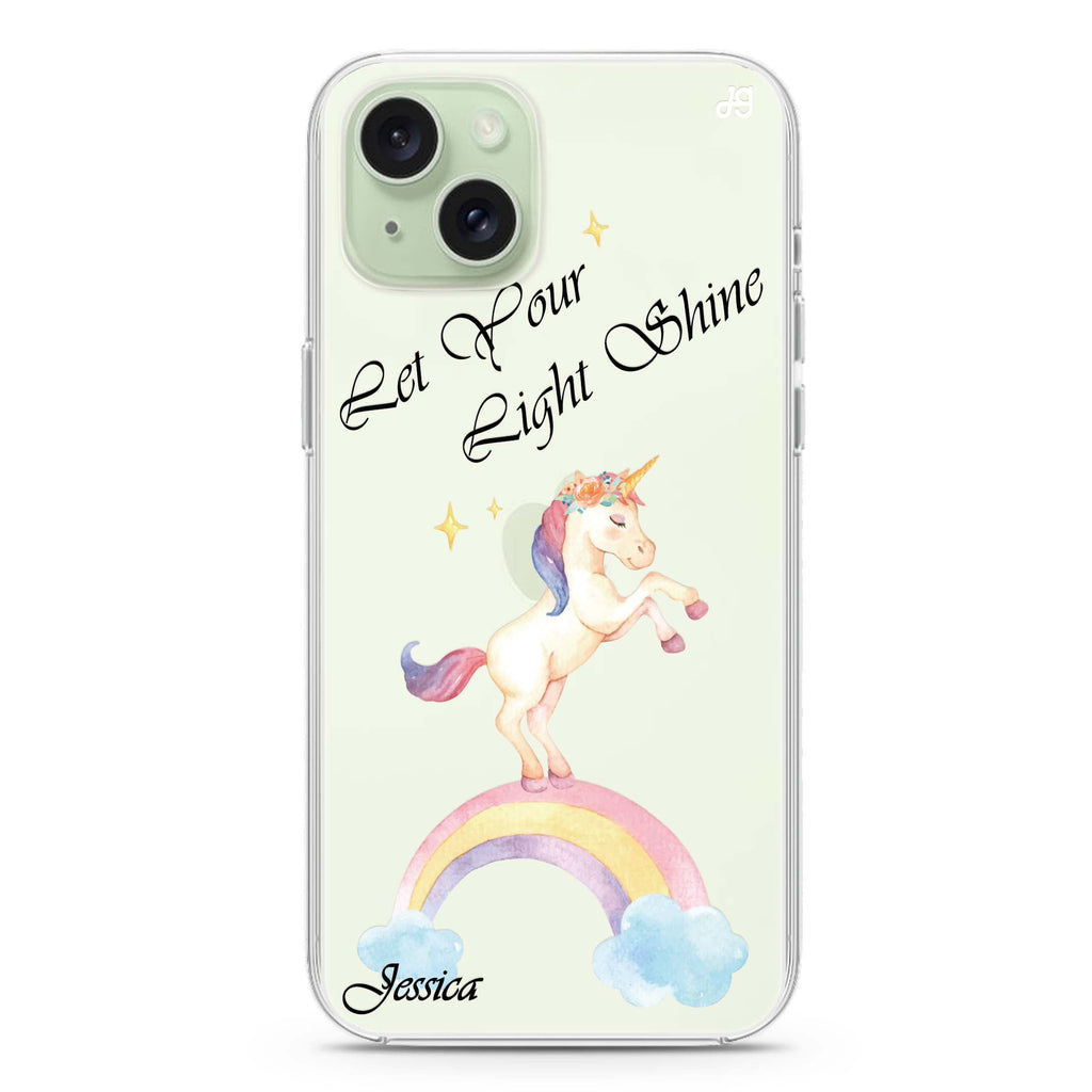 Rainbow Unicorn iPhone Ultra Clear Case