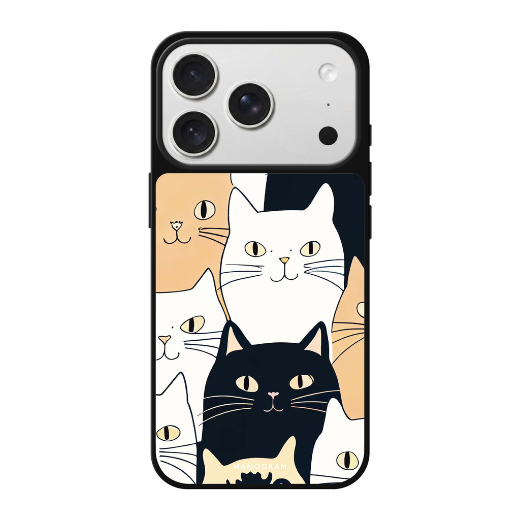 Look Cats cat animal iPhone 18 Pro Max mirror case