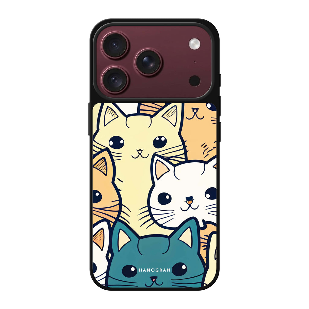 Look Cats II cat animal iPhone 18 Pro Max mirror case