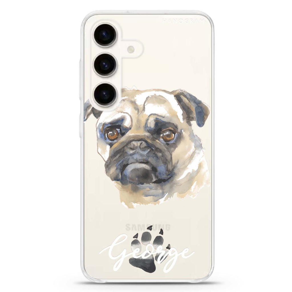 Pug Samsung Galaxy Ultra Clear Case