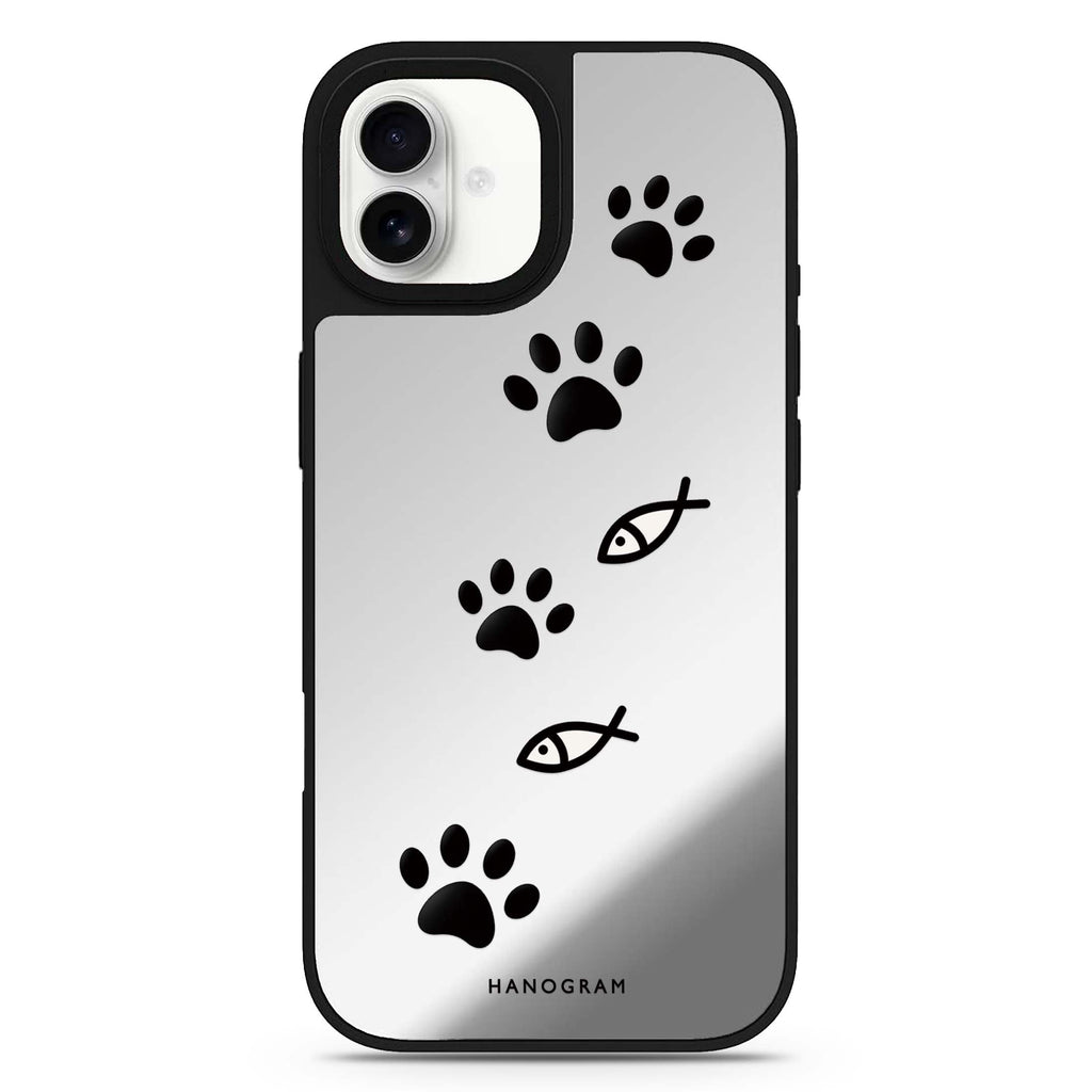 The Fishbone Footpath iPhone 17 Mirror Case - View 1