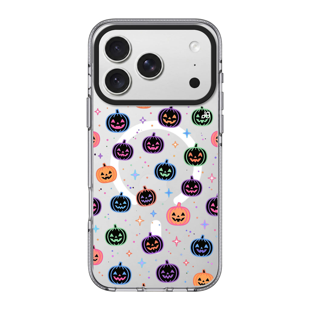 Neon Lantern Confetti iPhone 18 Pro Max Ultra Clear Case - Image 1