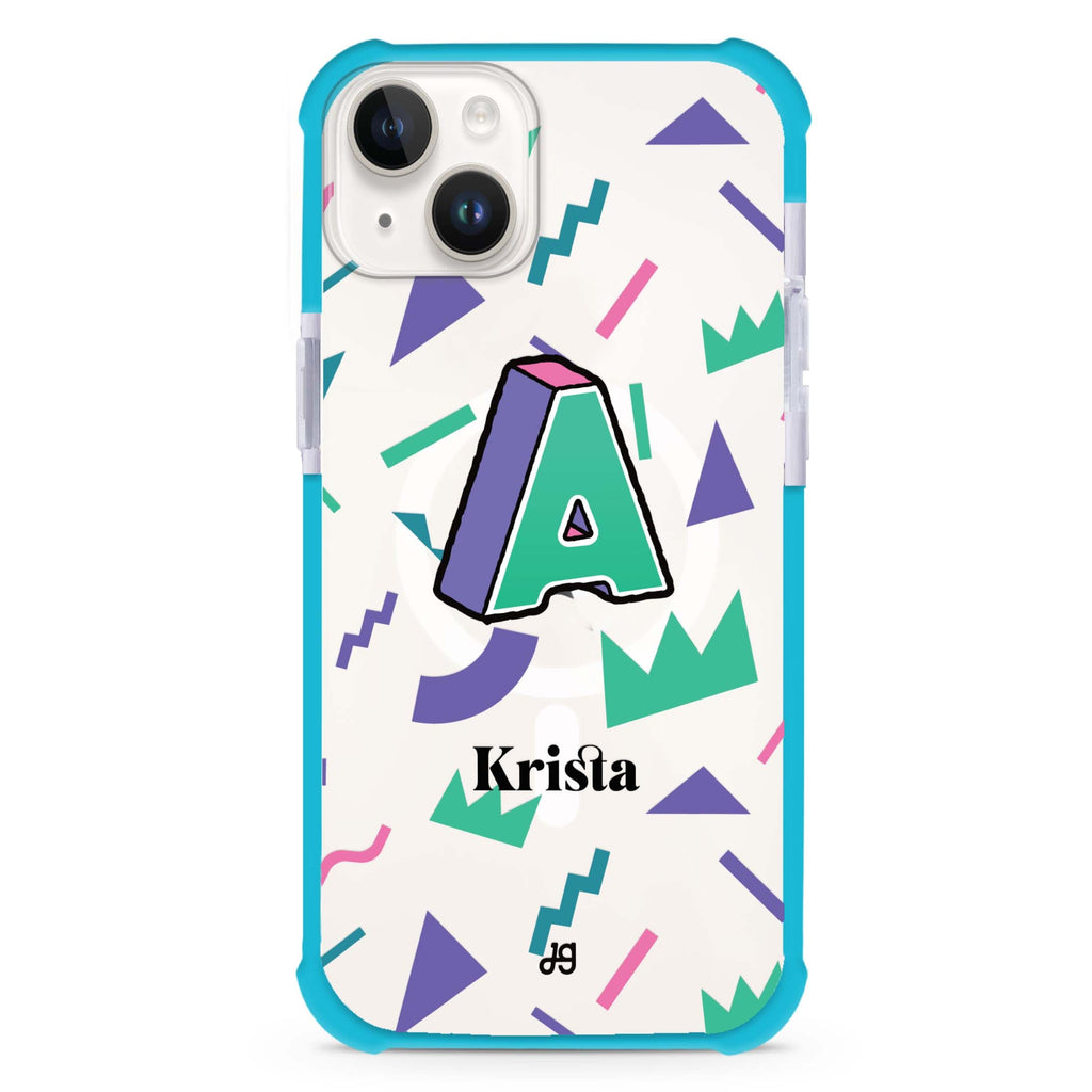 Inspired Monogram iPhone 15 Plus MagSafe Compatible Ultra Shockproof Case