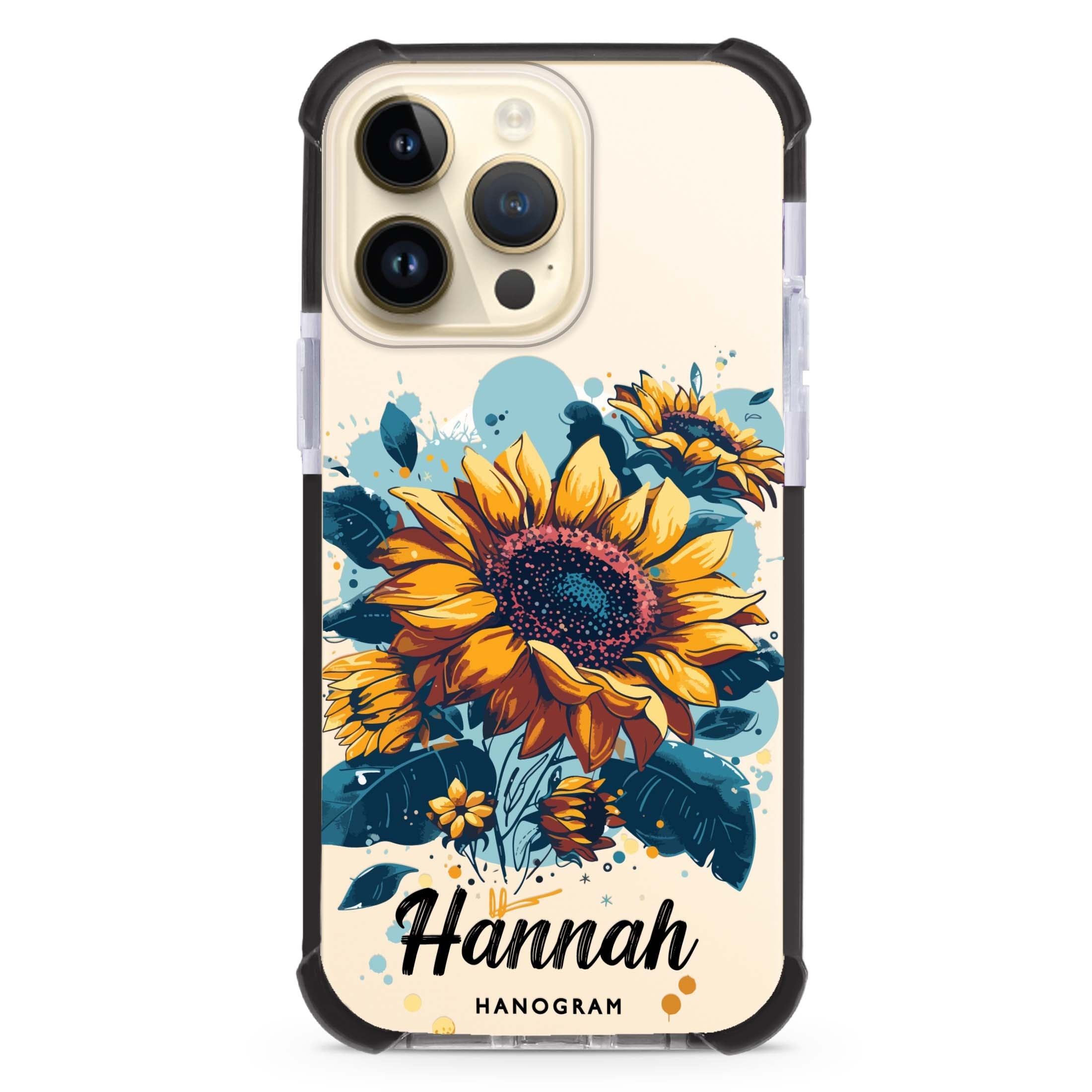 Pink Watercolor Floral Bouquet iPhone 15 Pro Max MagSafe Compatible Ultra Shockproof Case