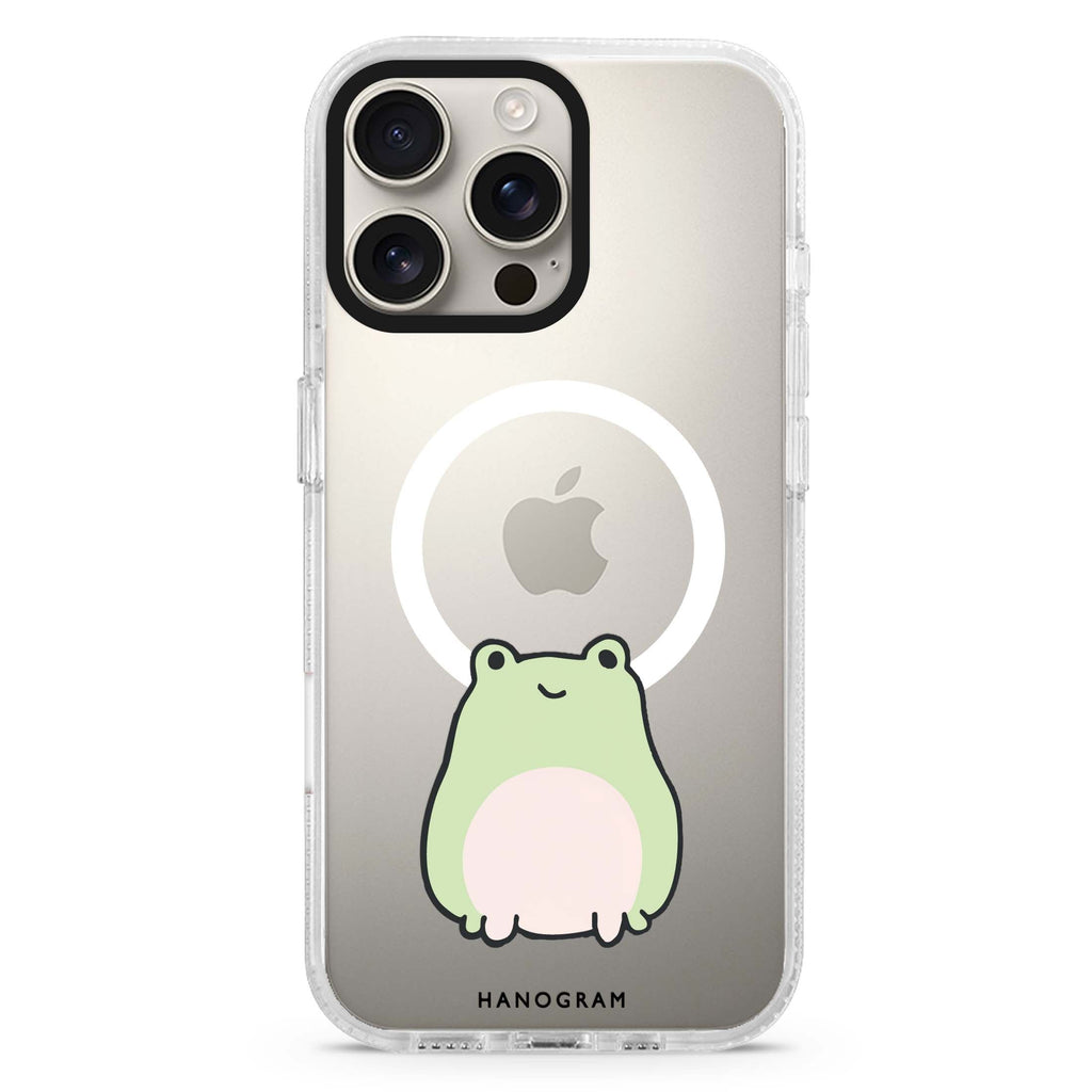 Pastel Froggie MagSafe Compatible Ultra Clear Case