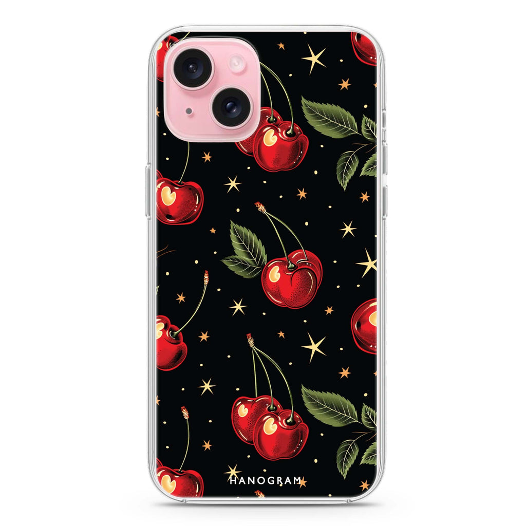 Cherry Harmony iPhone 15 Plus Ultra Clear Case