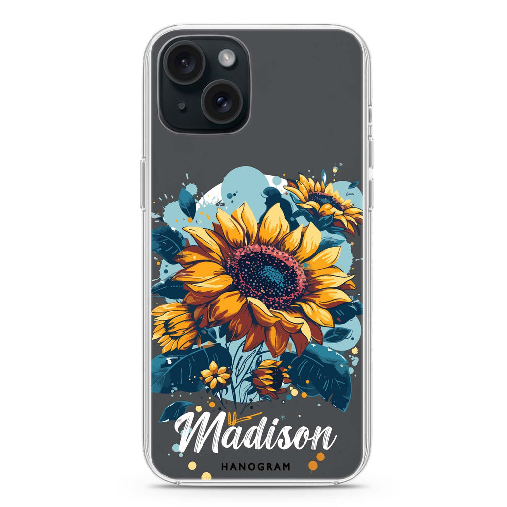 Sun-Kissed Petals iPhone 15 Plus MagSafe Compatible Ultra Clear Case